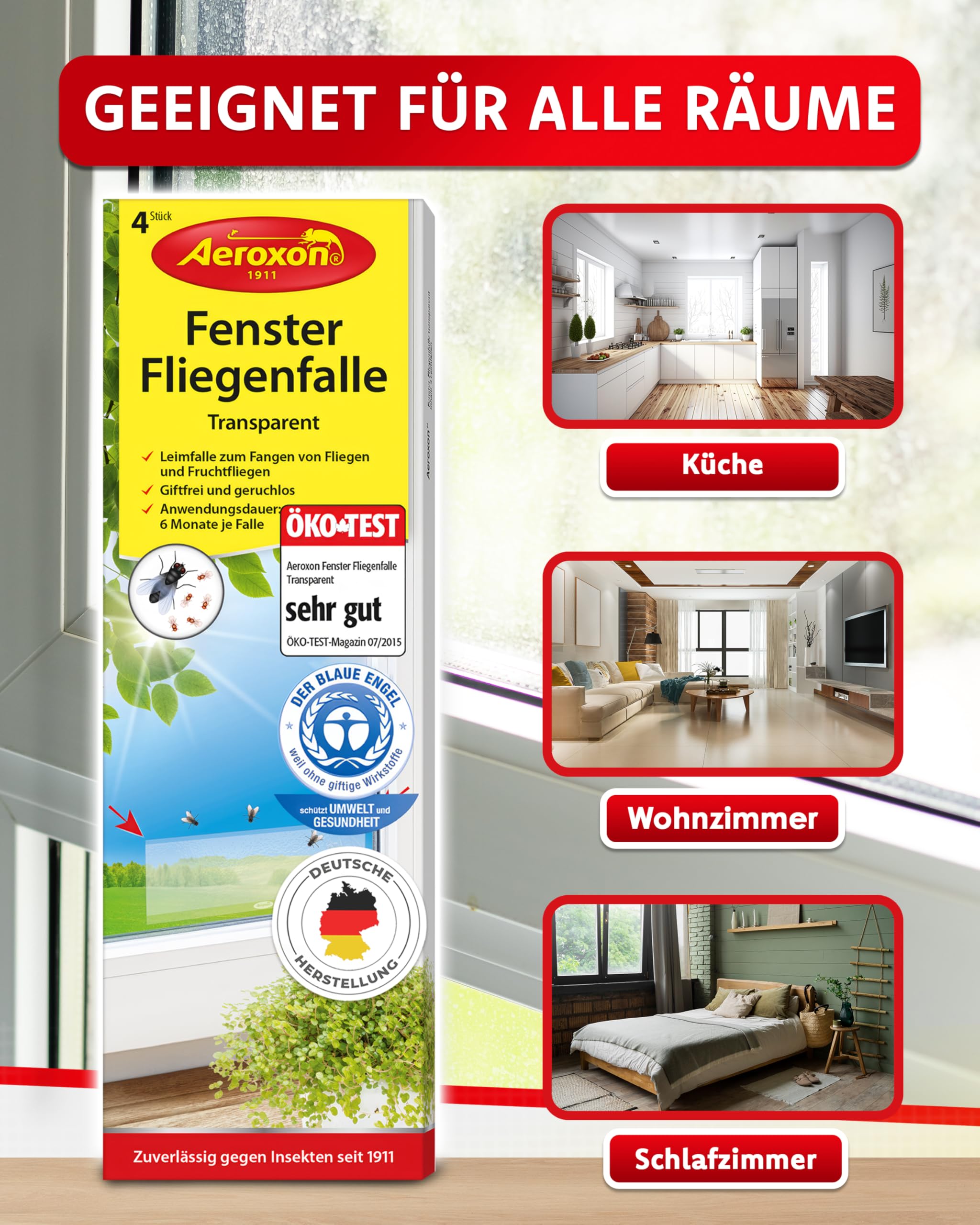 aeroxon-fenster-fliegenfalle-16-st-ck-transparent-ohne-gift image 4