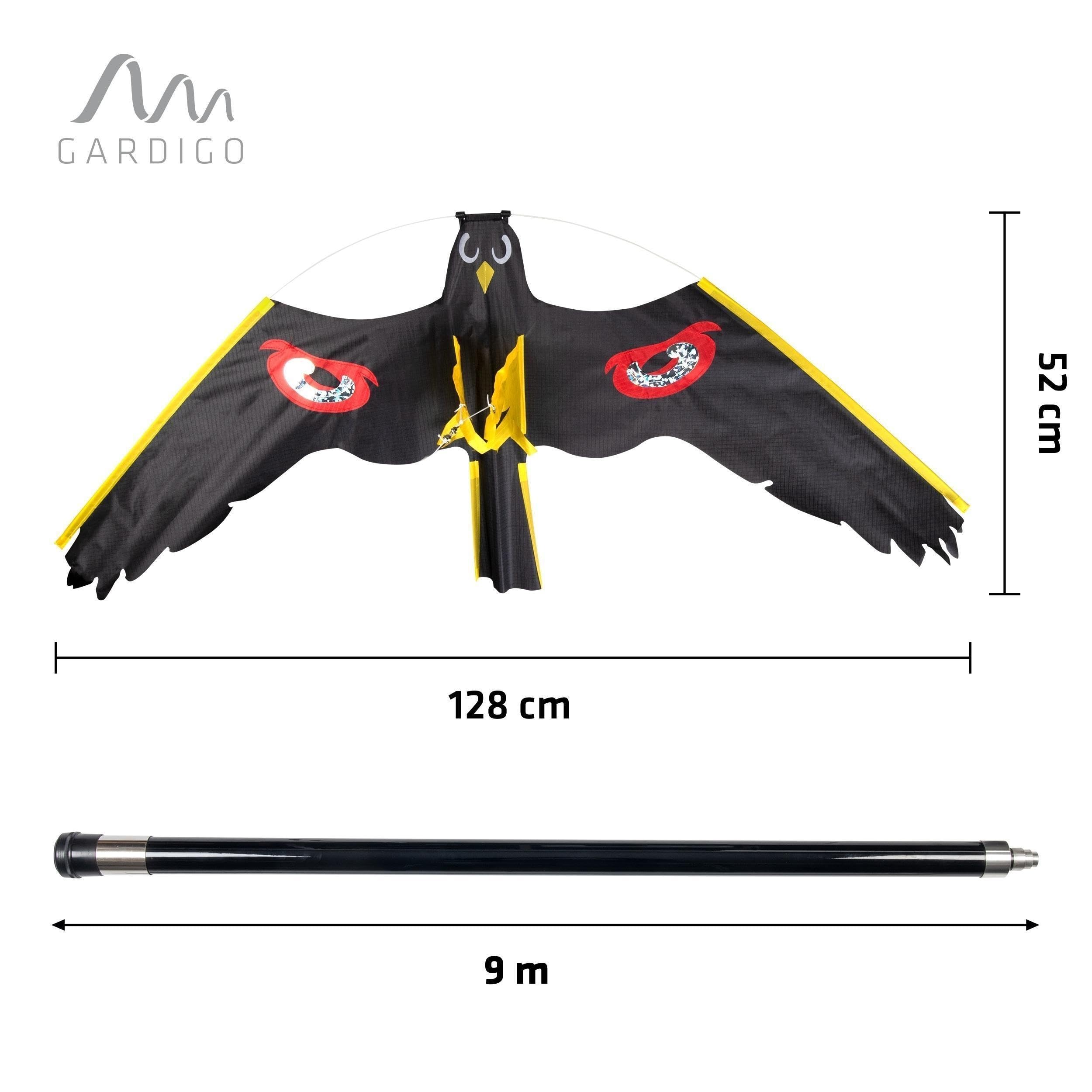 gardigo-vogel-frei-vogelscheuche-drachen-9m-teleskopstange image 3