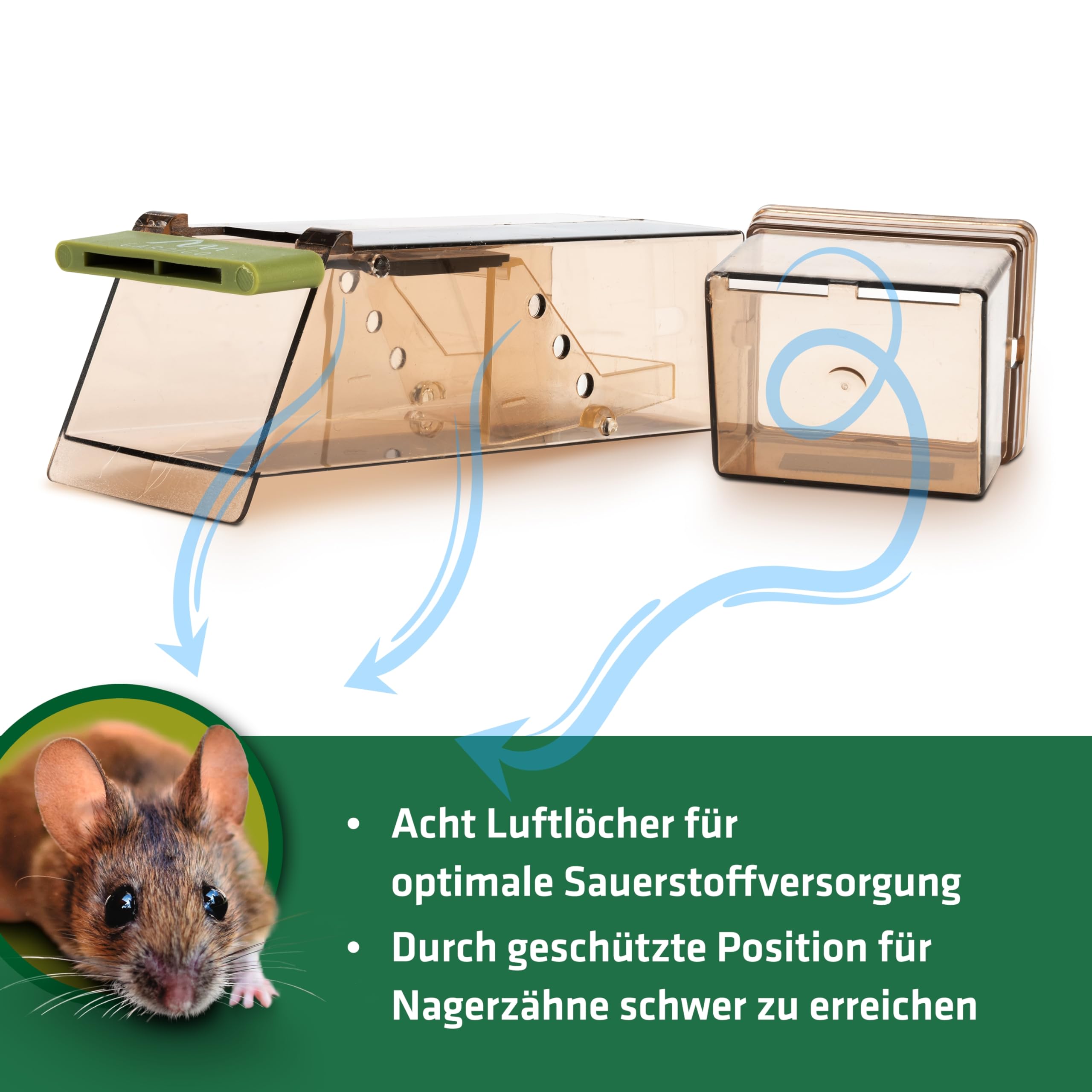 gardigo-m-use-feind-lebendfalle-3er-set-transparent-tierfreundlich image 5