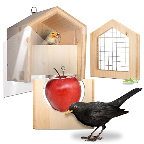 gardigo-tier-haus-nistkasten-halbho-hle-rotkehlchen-holz image 8