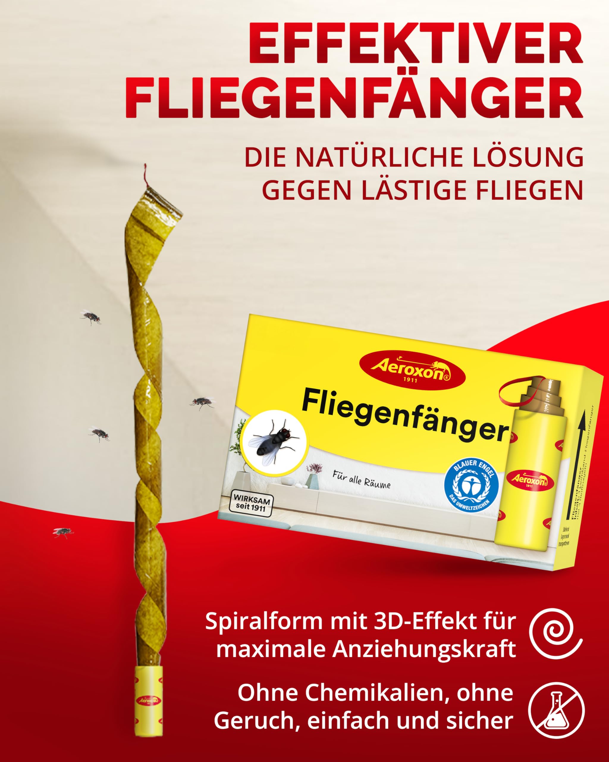 aeroxon-fliegenf-nger-fliegenfalle-klebestreifen-16-st-ck image 2