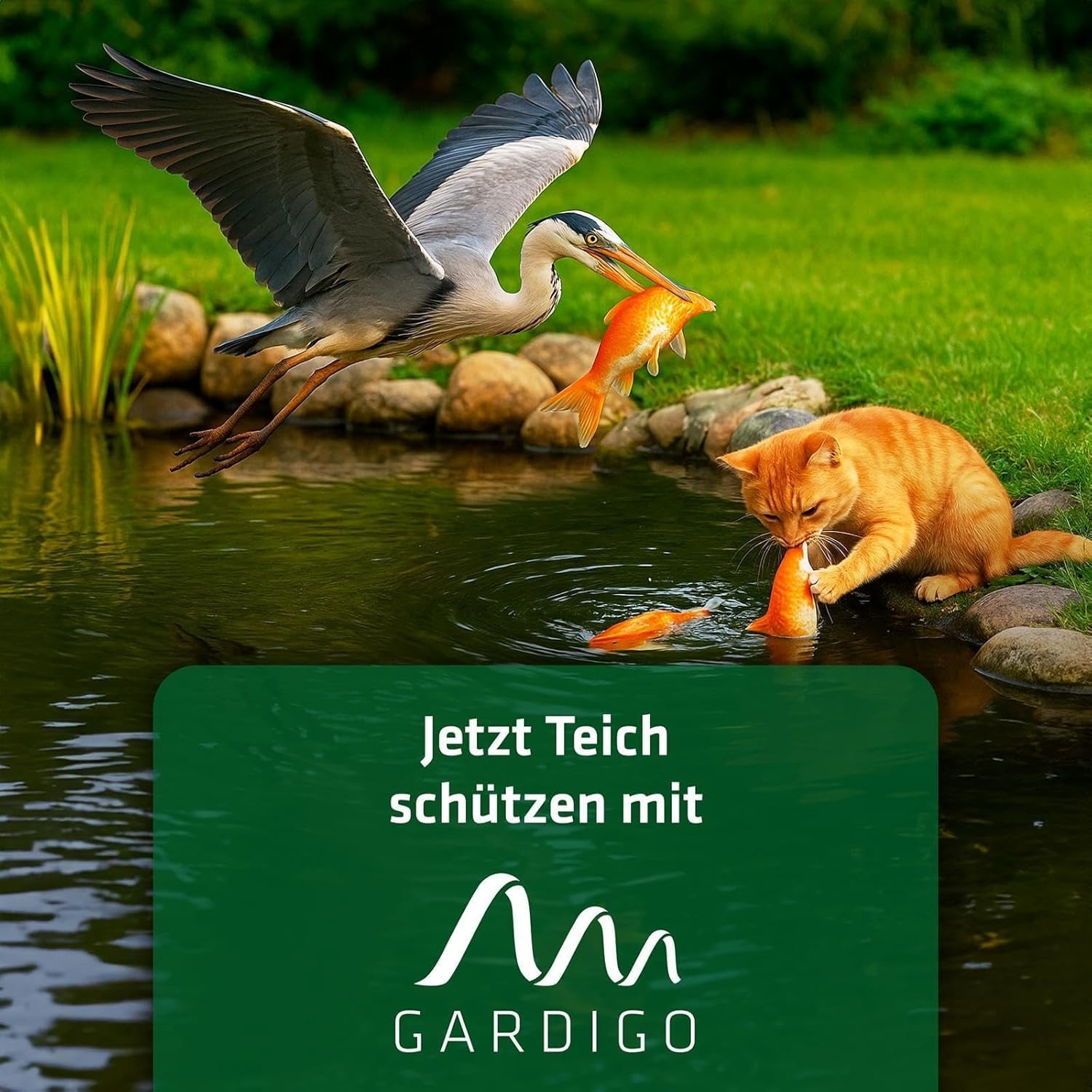 gardigo-vogel-frei-teichgitter-40er-set-gegen-reiher image 8