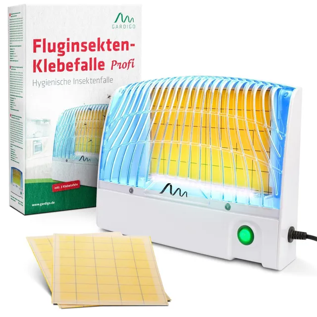 gardigo-klatschigo-gelbfalle-led-uv-licht-70m-insektenfalle image 1