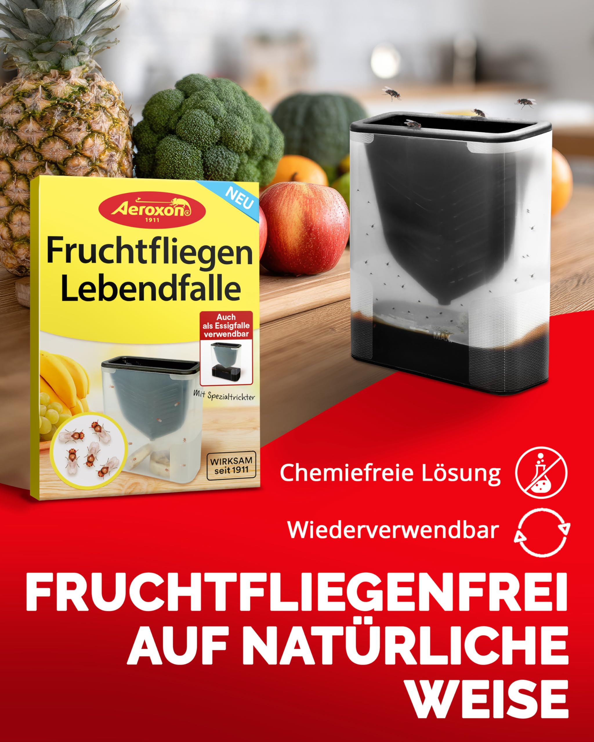 aeroxon-fruchtfliegen-lebendfalle-trichterfalle-ohne-chemie image 2