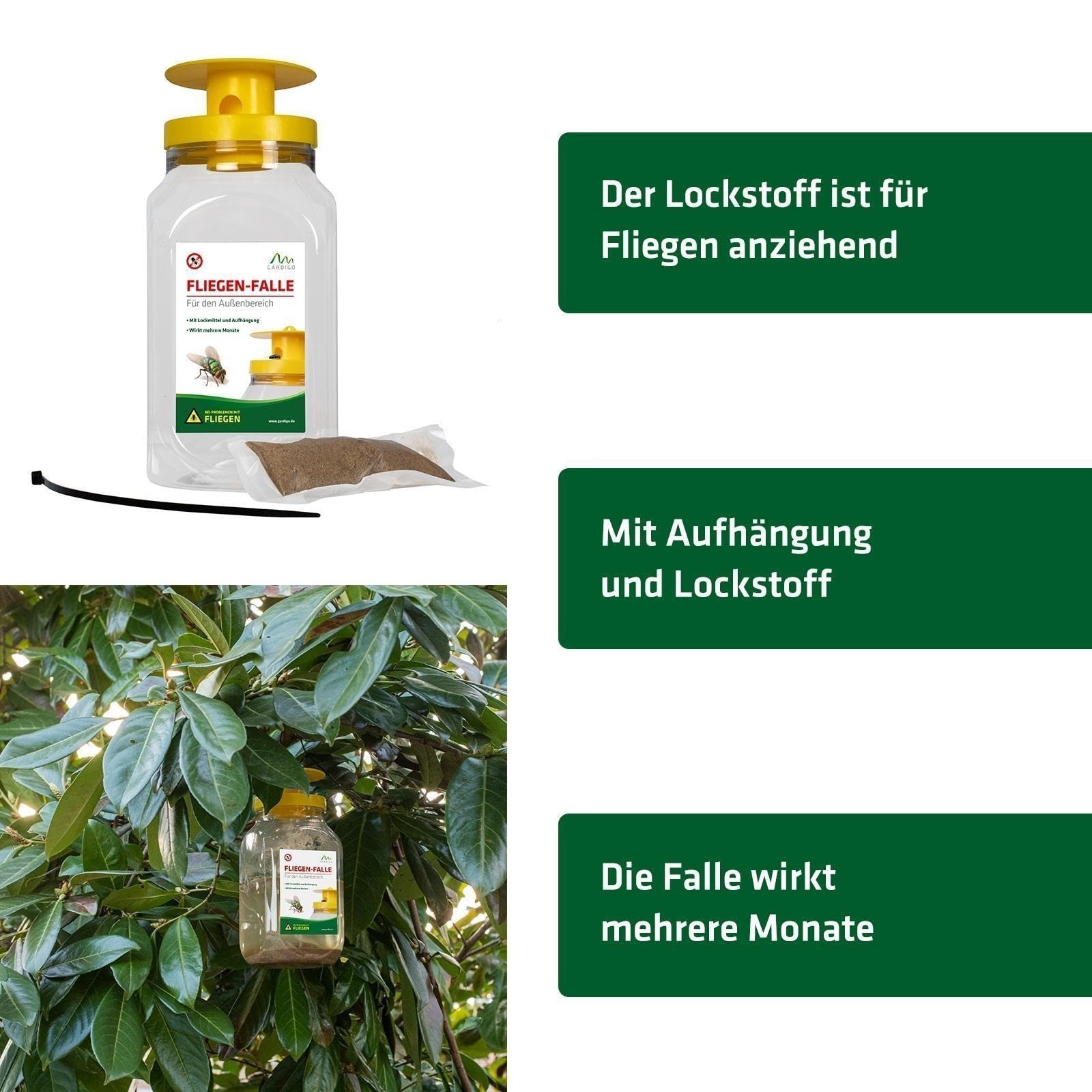 gardigo-klatschigo-fliegenfalle-f-r-au-en-mit-lockstoff-giftfrei image 2