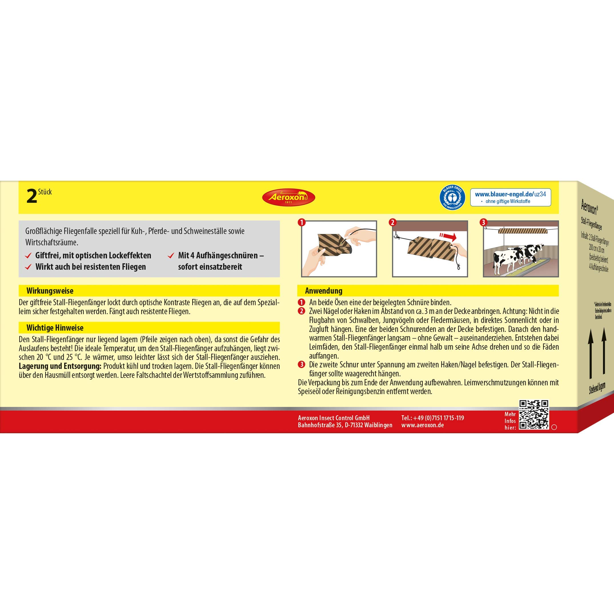 aeroxon-fliegenf-nger-stall-2er-pack-rolle-2-m-ohne-gift image 5