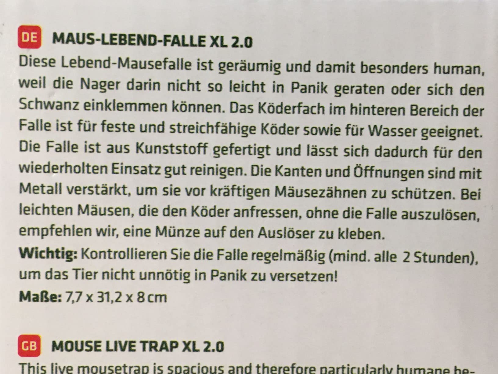 Gut einsehbar
