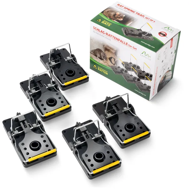 gardigo-m-use-feind-rattenfalle-schlagfalle-5er-pack-kunststoff image 1