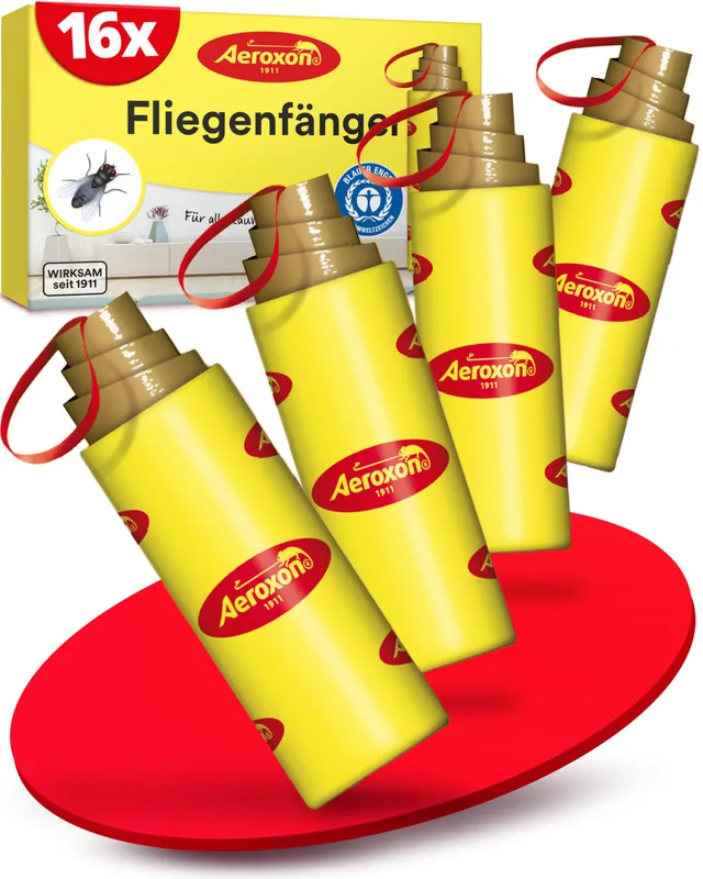 aeroxon-fliegenf-nger-fliegenfalle-klebestreifen-16-st-ck image 1