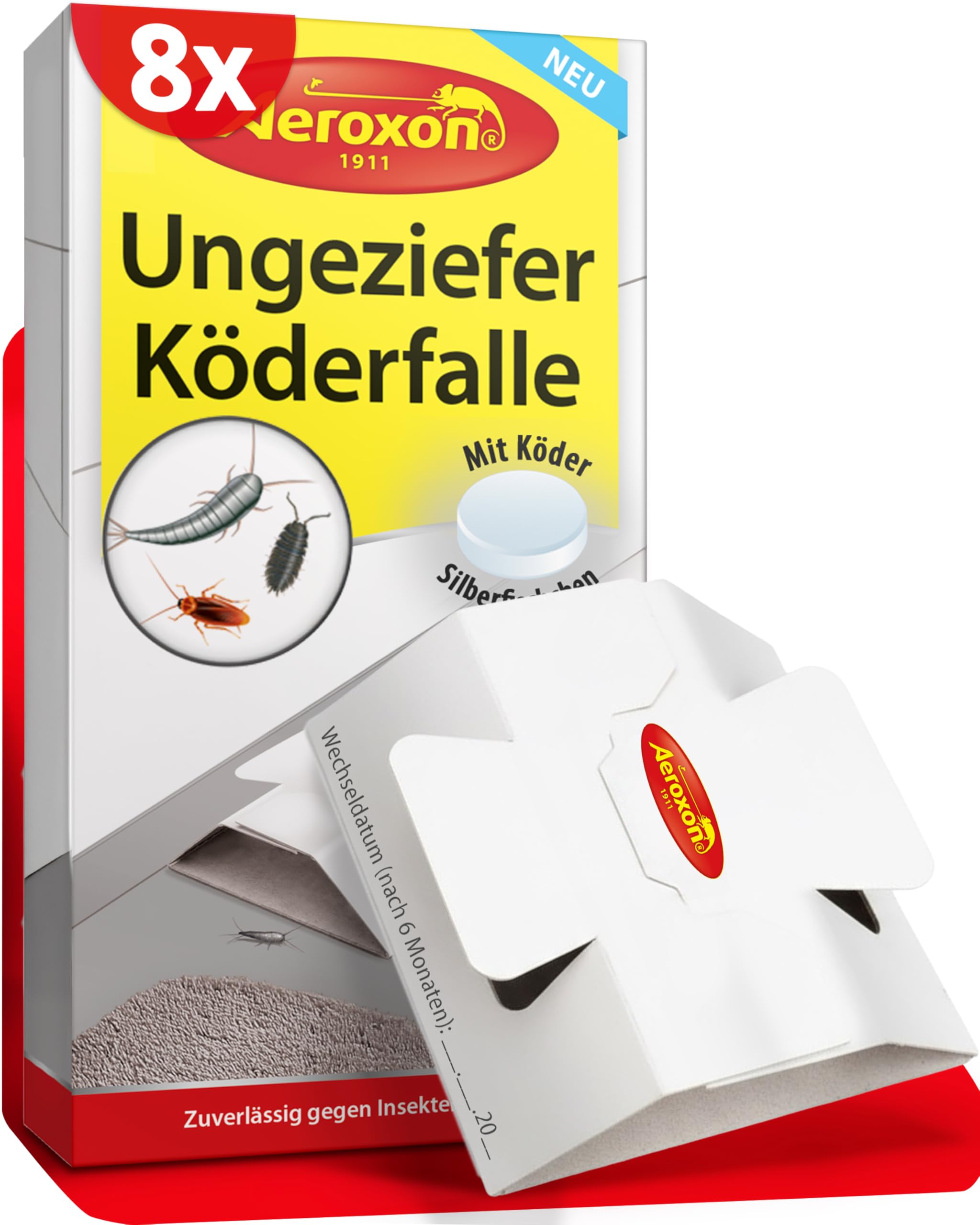 aeroxon-ungeziefer-k-derfalle-8-st-ck-silberfische-giftfrei image 1