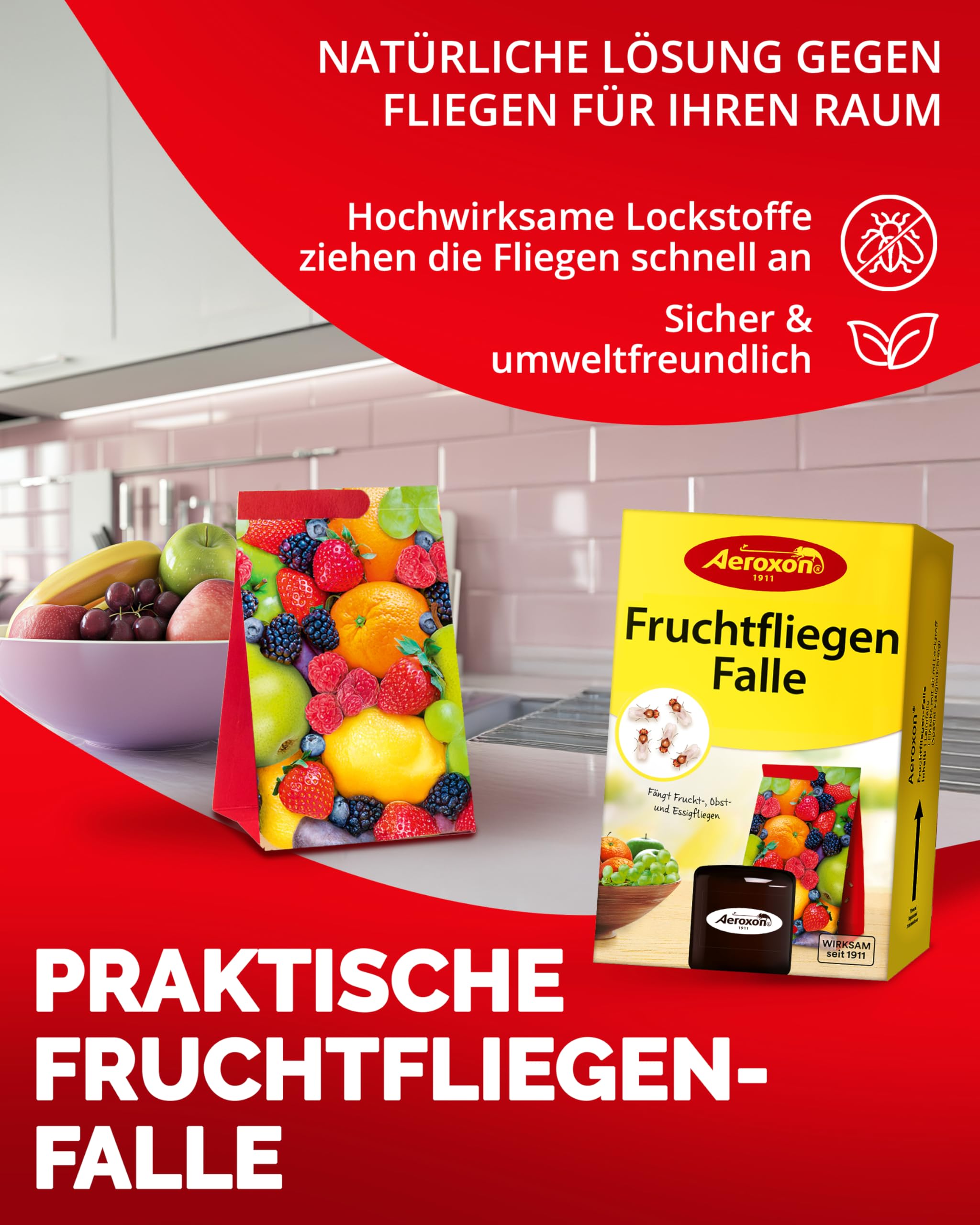 aeroxon-fruchtfliegen-falle-klebefalle-3-st-ck-mit-lockstoff image 2