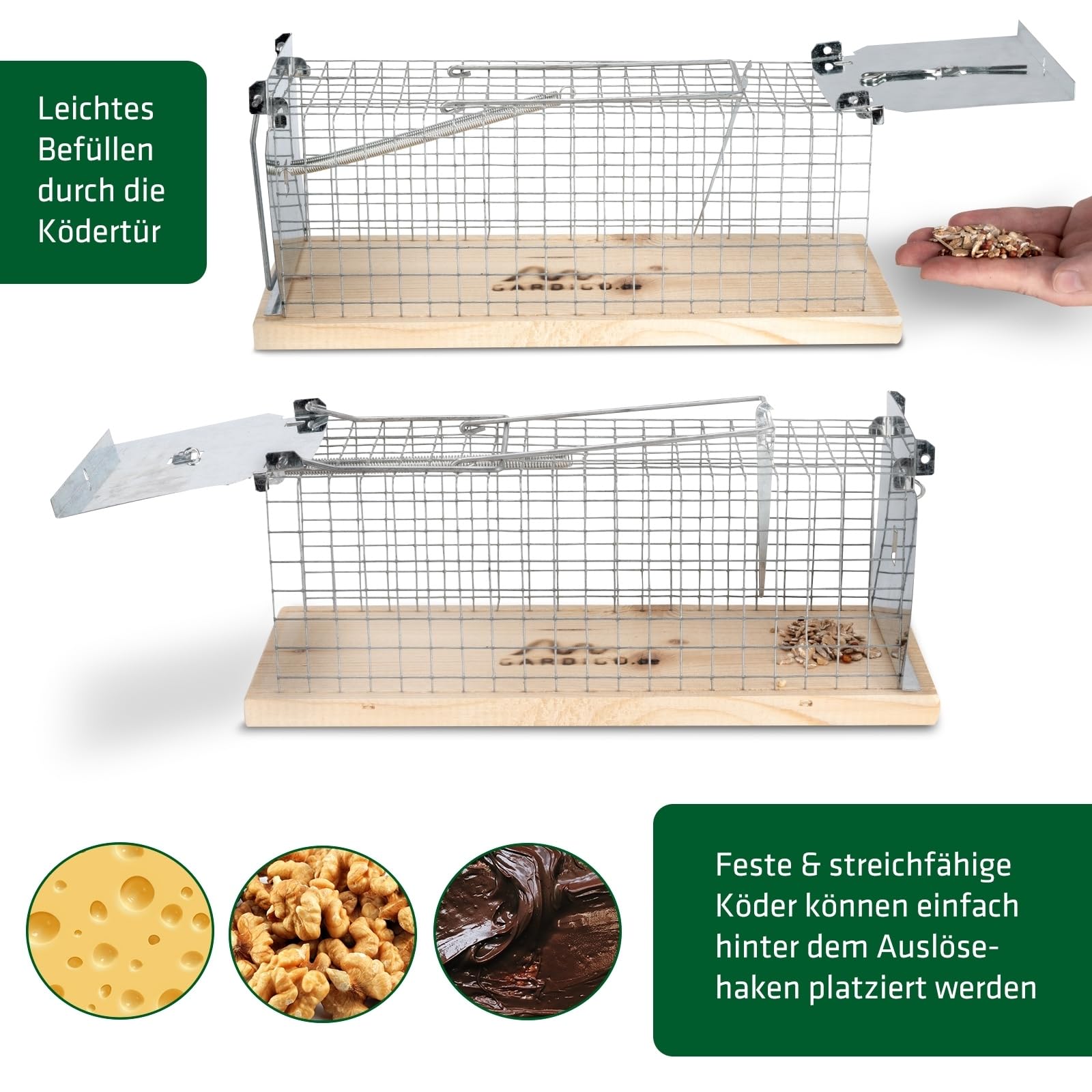 gardigo-m-use-feind-rattenfalle-lebend-2er-set-holz-metall image 3