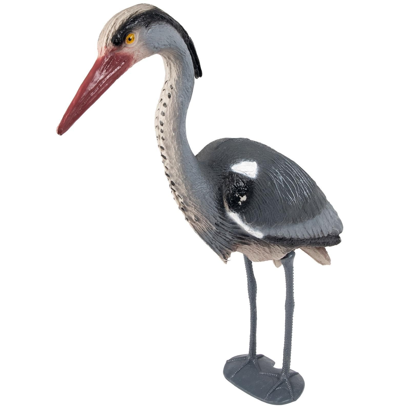 gardigo-vogel-frei-fischreiher-figur-mit-erdspie-teich image 8