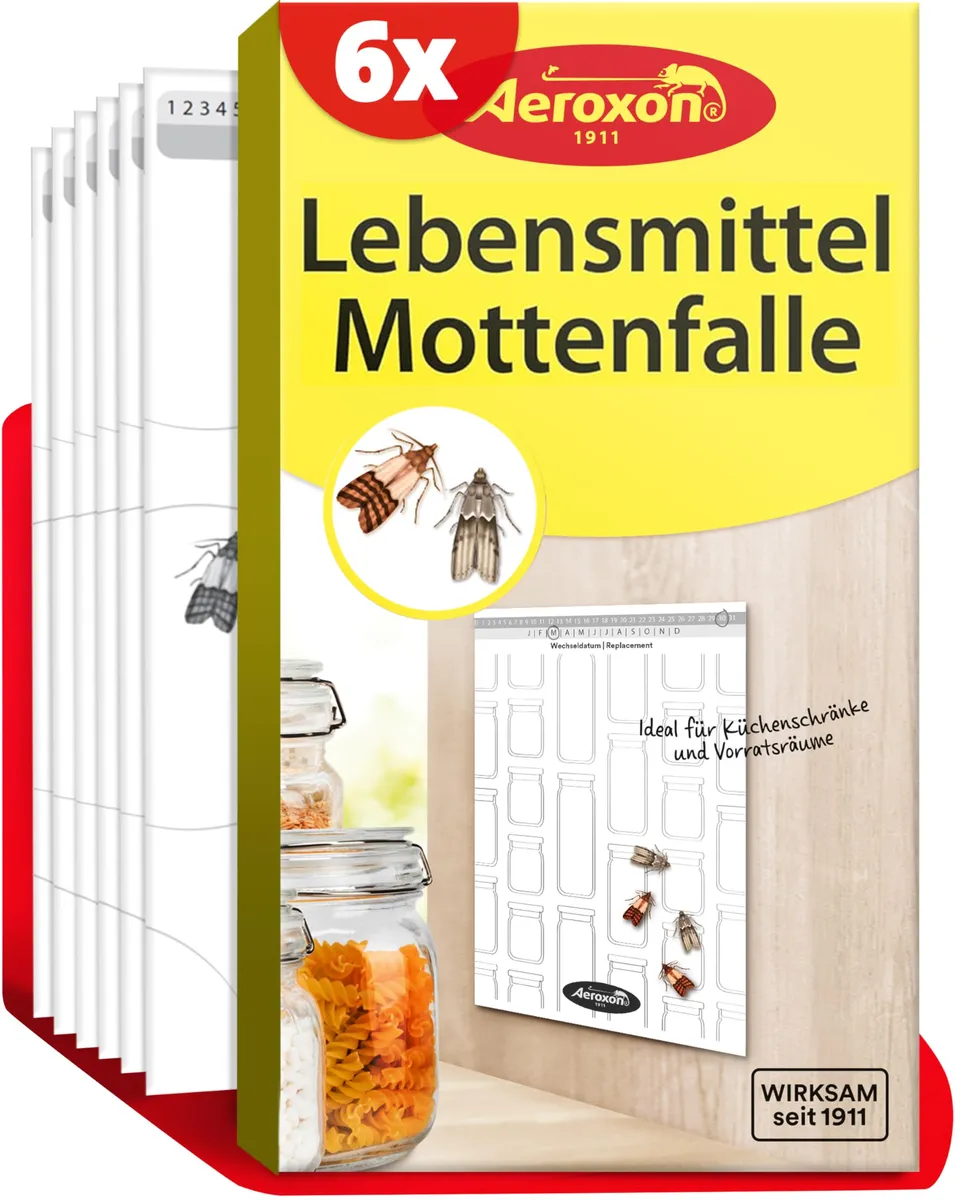 aeroxon-lebensmittelmotten-falle-6-st-ck-pheromon-k-che image 1